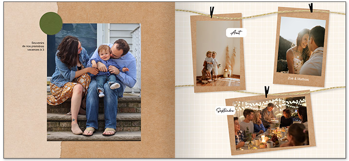 Album photo famille, livre photo famille, découvrez nos thèmes !