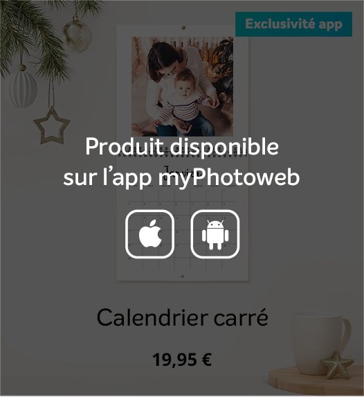 Calendrier app myphotoweb